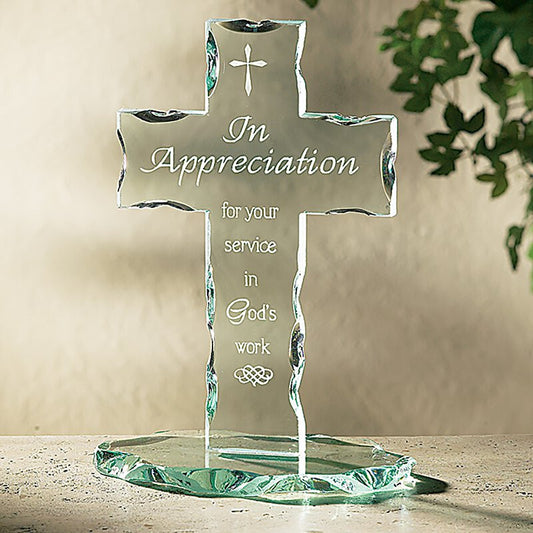 In Appreciation for your Service Standing Cross