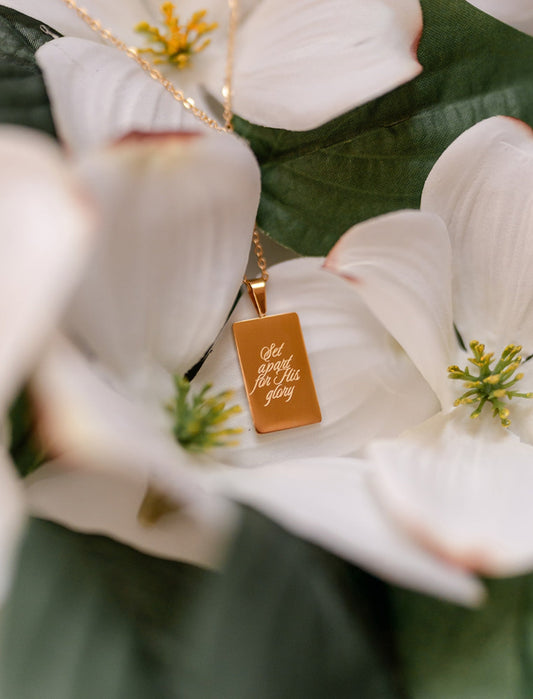 Necklace: Set apart for His glory