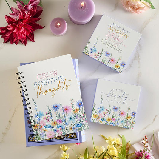 Worthy Wildflowers Mini Word Block - You Are Worthy Strong