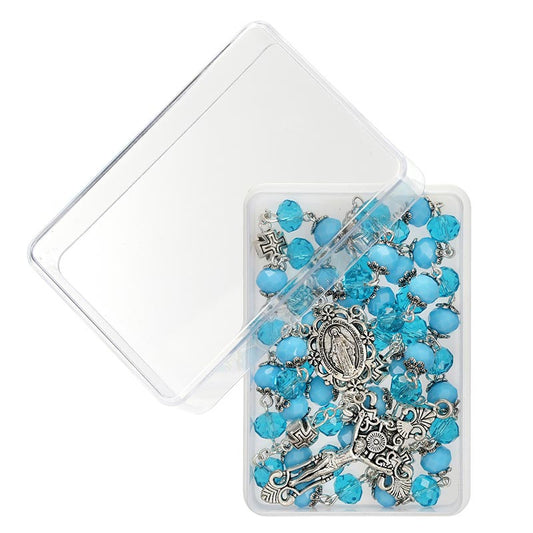 Sun Crystal Rosary - Our Lady of Grace