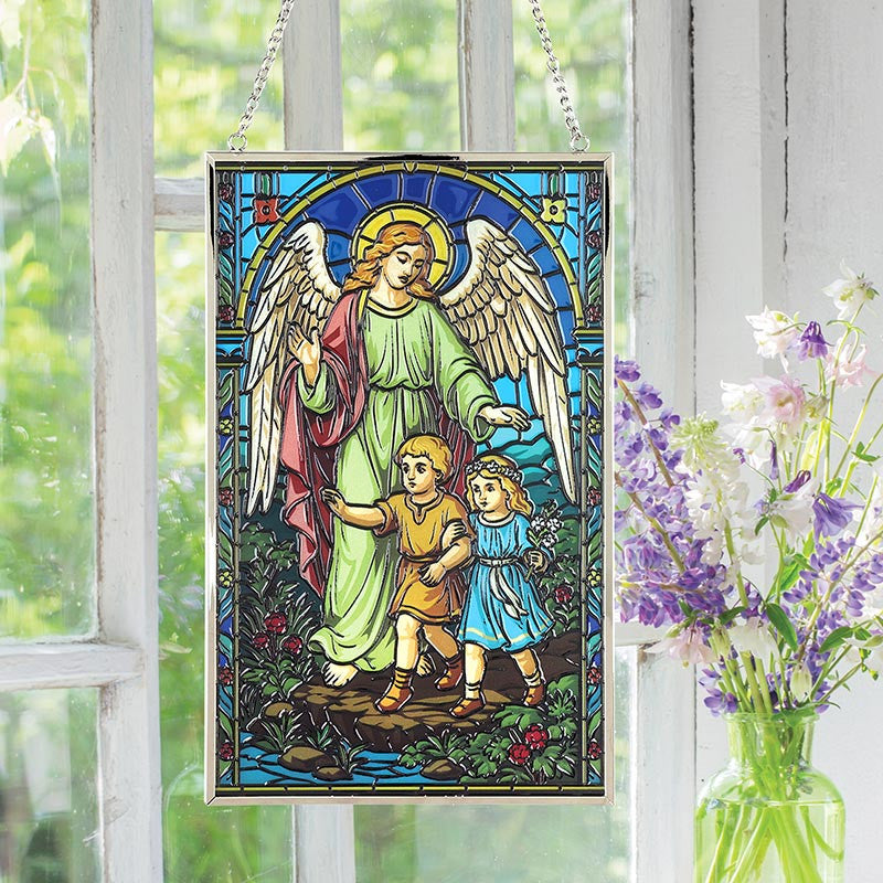 Guardian Angel Stained Glass