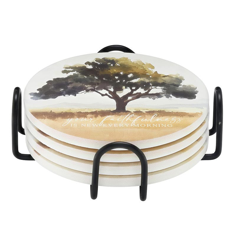 Tree of Life Coaster Set - Round