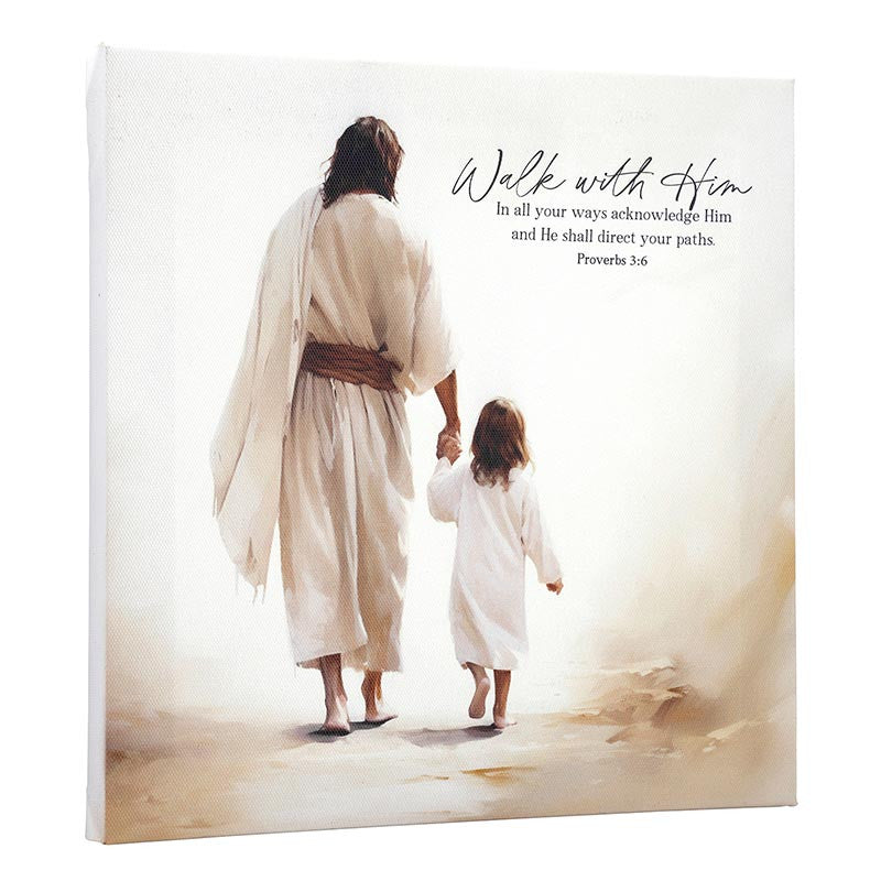 The Way The Truth The Life Collection Canvas - Walk With Him