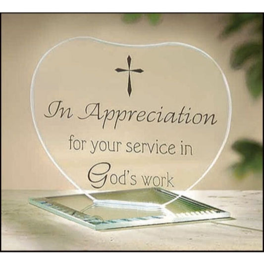 In Appreciation Heart Stand