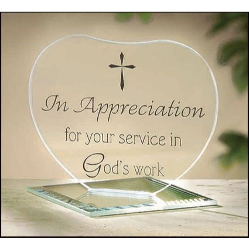 In Appreciation Heart Stand