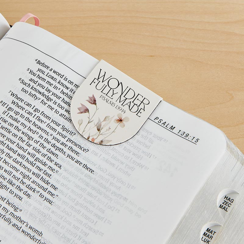 Wonderfully Made Magnetic Bookmark Set