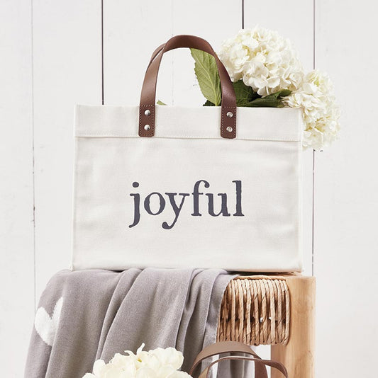 Mini Canvas Tote - Joyful