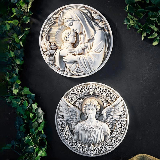 Saint Michael Garden Plaque