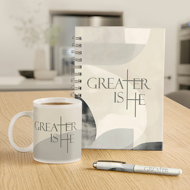 Greater Is He Spiral Notebook