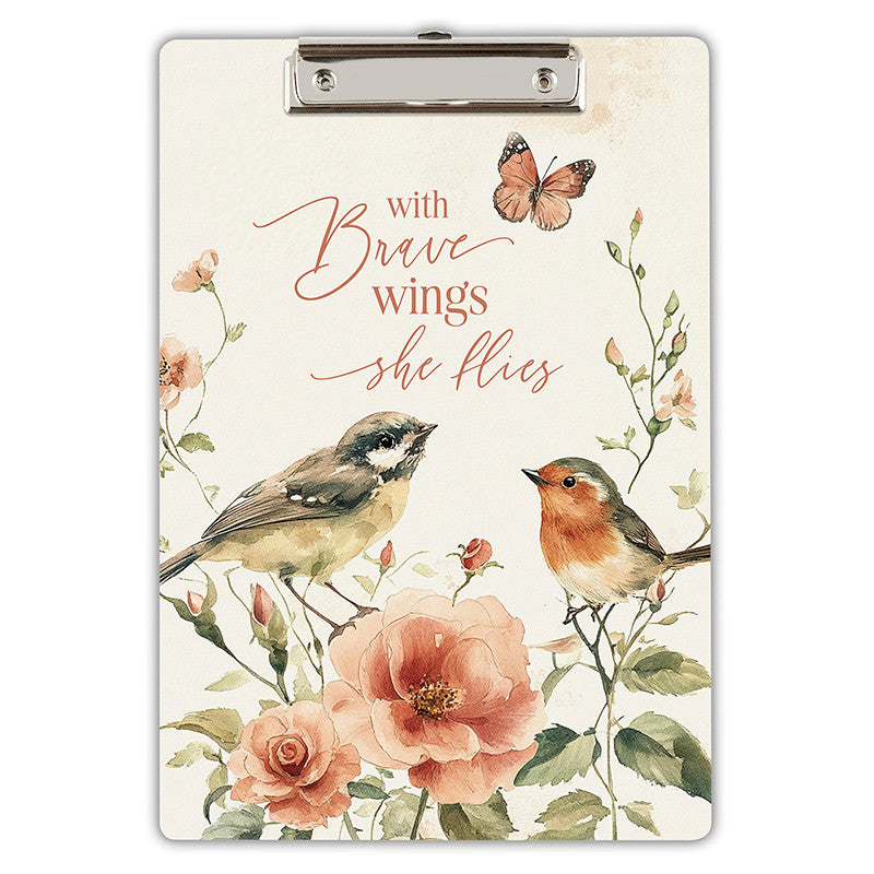 With Brave Wings Clipboard