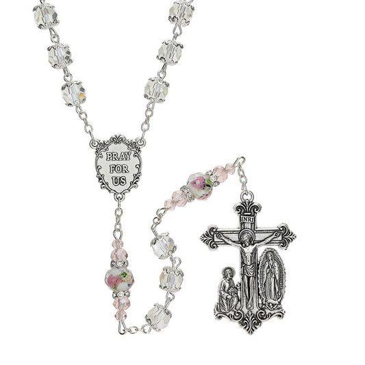 Crystal Our Lady of Guadalupe Guilia Signorelli Rosary