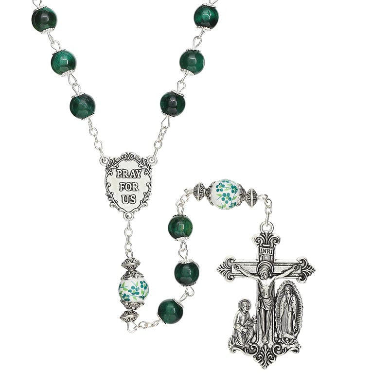 Our Lady of Guadalupe Guilia Signorelli Rosary- Green