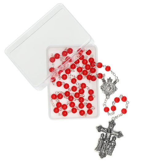 Ruby Sacred Heart Guilia Signorelli Rosary