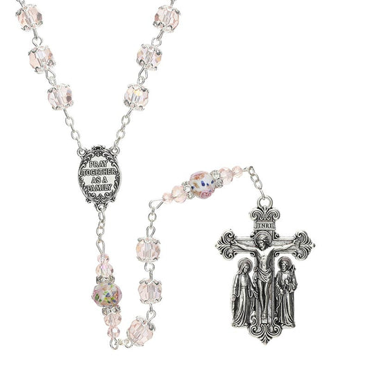 Pink- Holy Family Guilia Signorelli Rosary