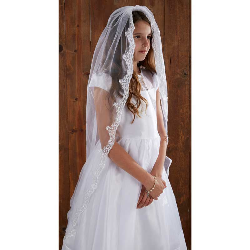 45" H Lace Mantilla Veil