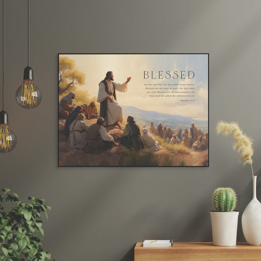Foundations Of Faith Collection Art Print - Blessed