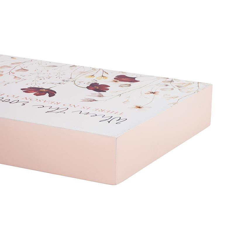 Like Wildflowers Collection Word Block - When The Roots Are Deep