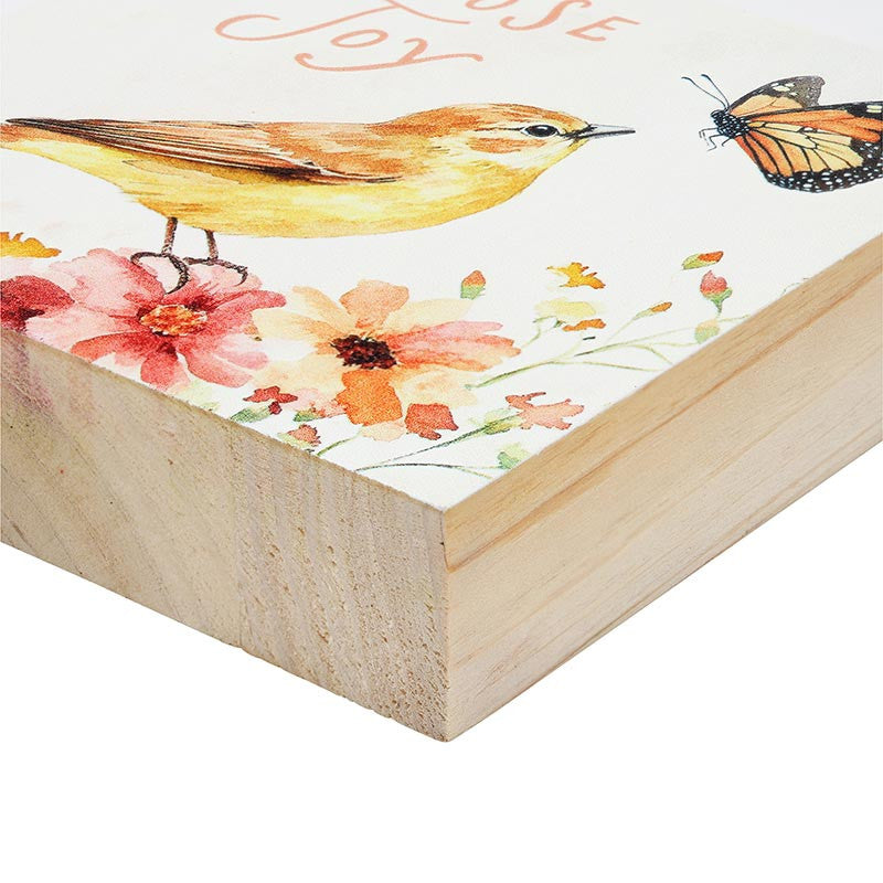 Wings of Love Word Block - Choose Joy