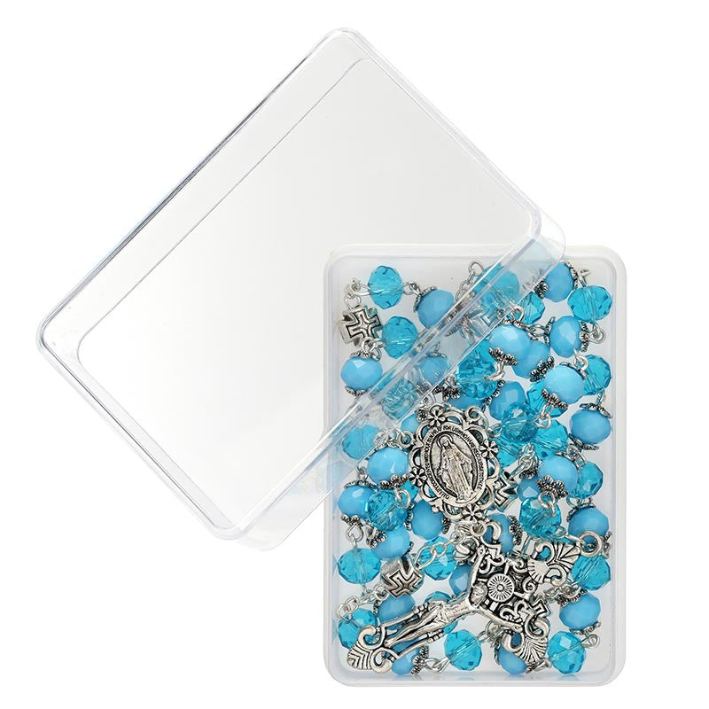 Sun Crystal Rosary - Our Lady of Grace