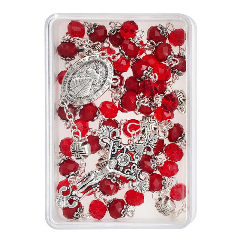 Sun Crystal Rosary - Divine Mercy