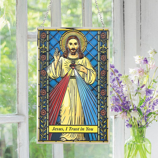 Divine Mercy Stained Glass