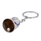 Silver Bell Saint Benedict Key Chain