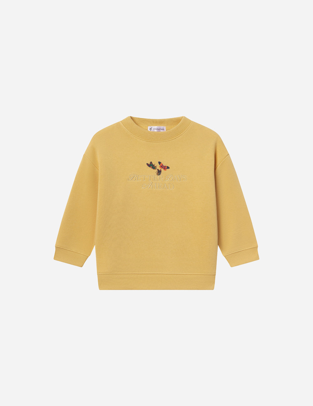 Better Days Butterfly Kids Crewneck