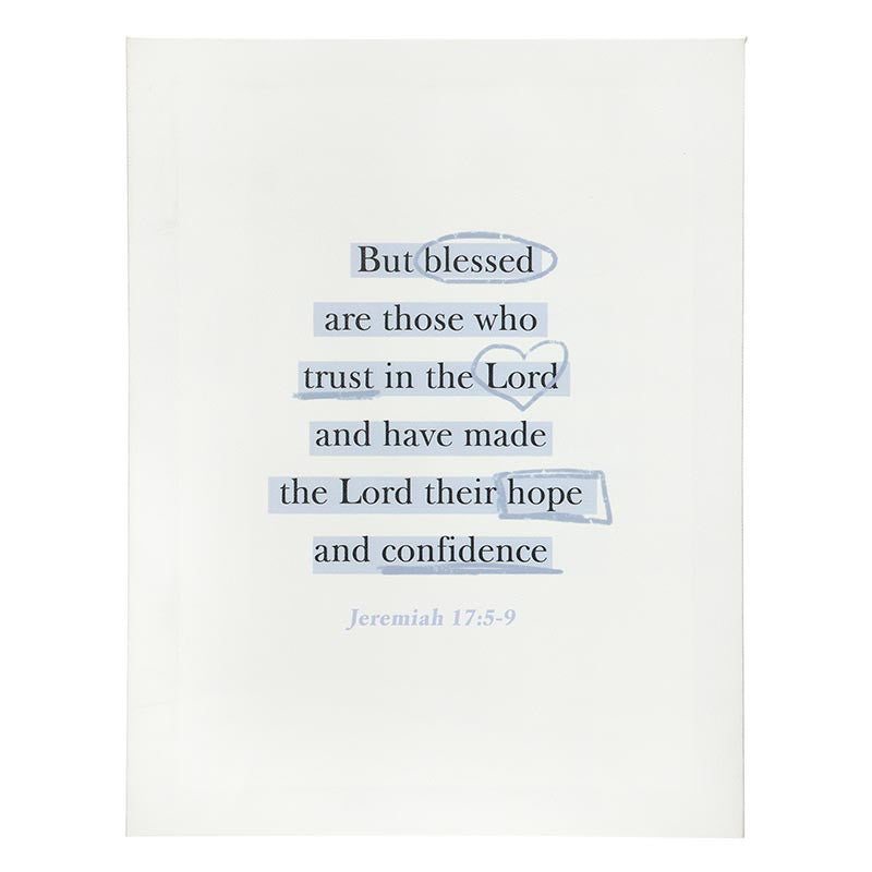 Notes Of Hope Canvas - But Blessed Are Those Who