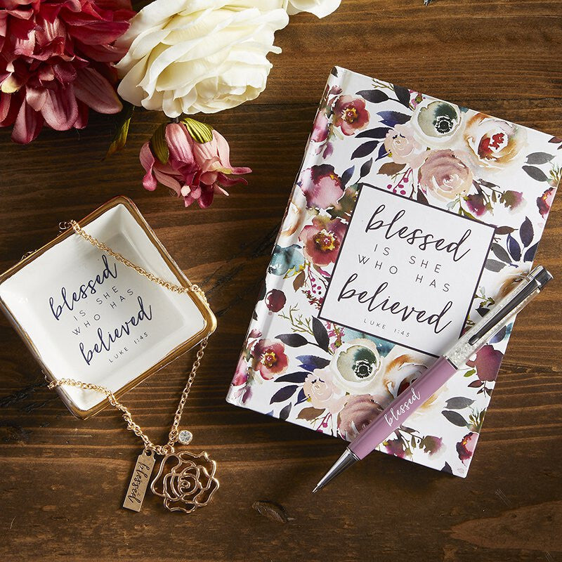Blessed is She Who Has Believed Jewelry Tray