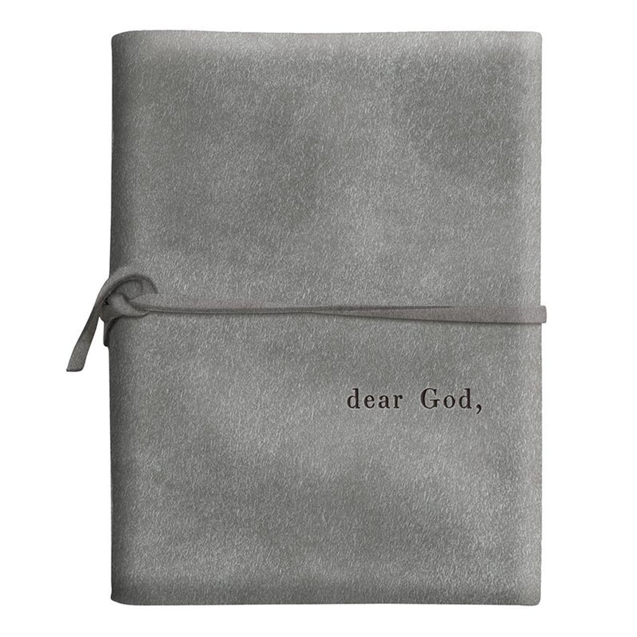 Suede Journal- Dear God,