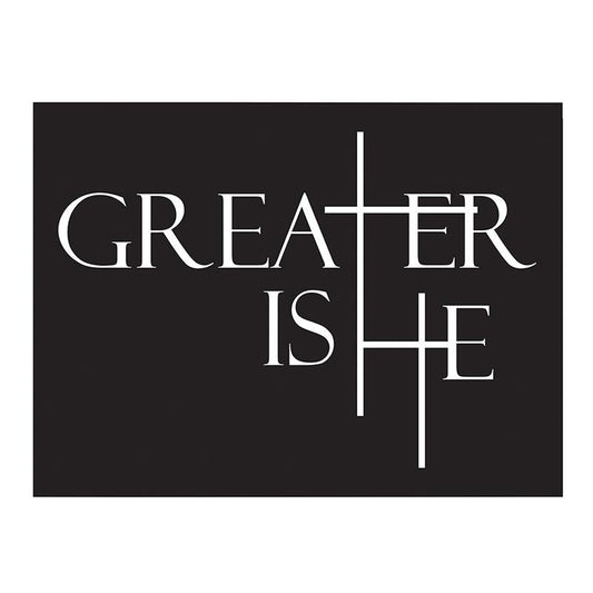 Greater Is He Collection Magnet