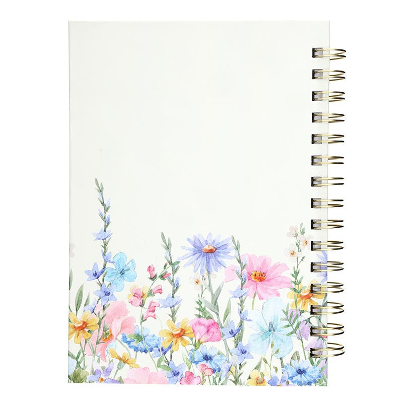 Worthy Wildflowers Spiral notebook