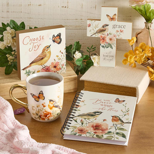 Wings of Love Spiral Notebook