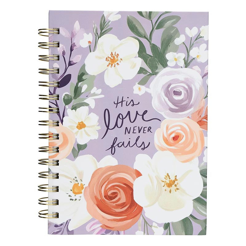 Blooms of Grace Spiral notebook