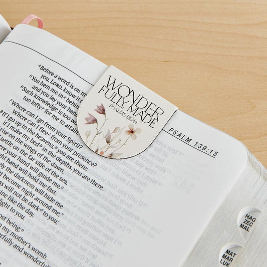 Wonderfully Made Magnetic Bookmark Set