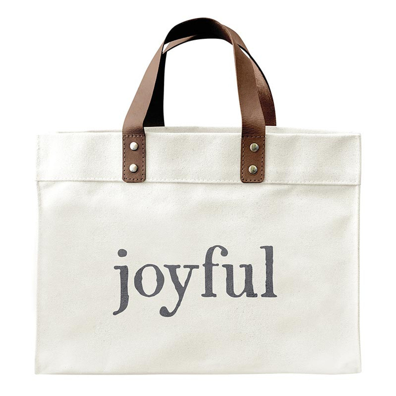 Mini Canvas Tote - Joyful