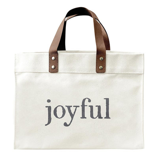 Mini Canvas Tote - Joyful