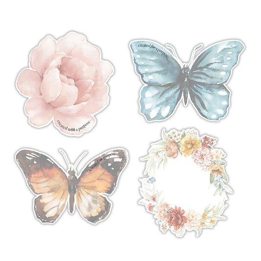 Created With A Purpose Die Cut Sticky Notes (4 Asst)