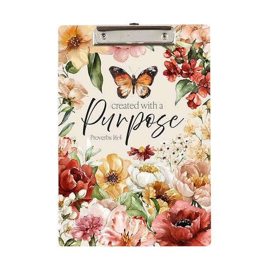Created With A Purpose Clipboard