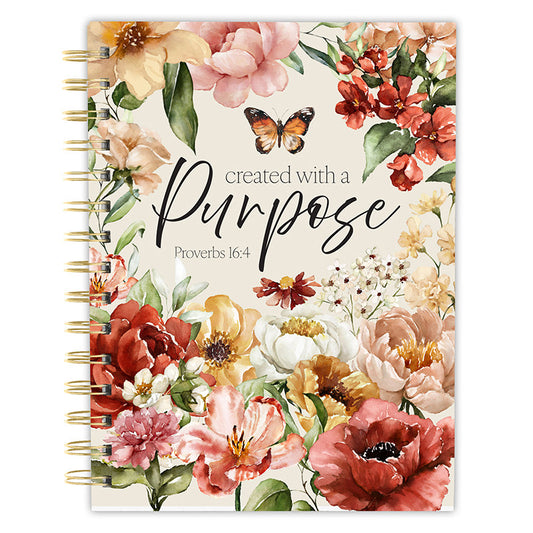 Created With A Purpose Spiral Notebook