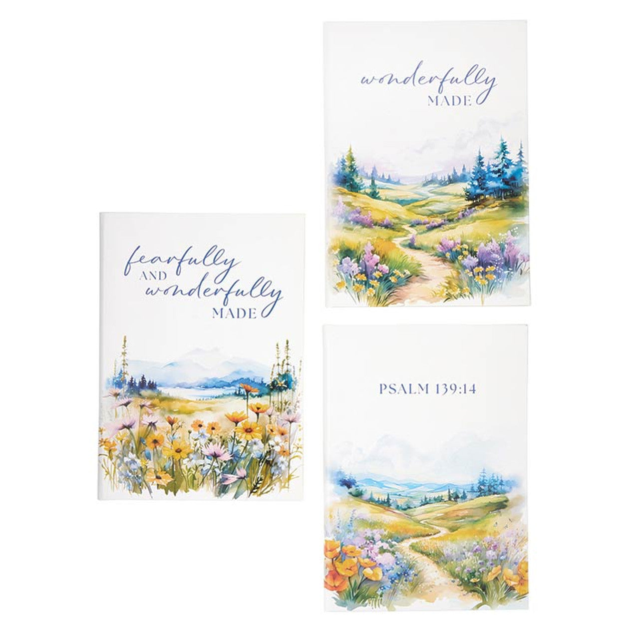 Journals - Fearfully and Wonderfully Made - 3 pcs