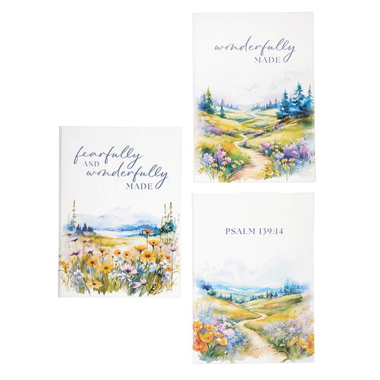 Journals - Fearfully and Wonderfully Made - 3 pcs