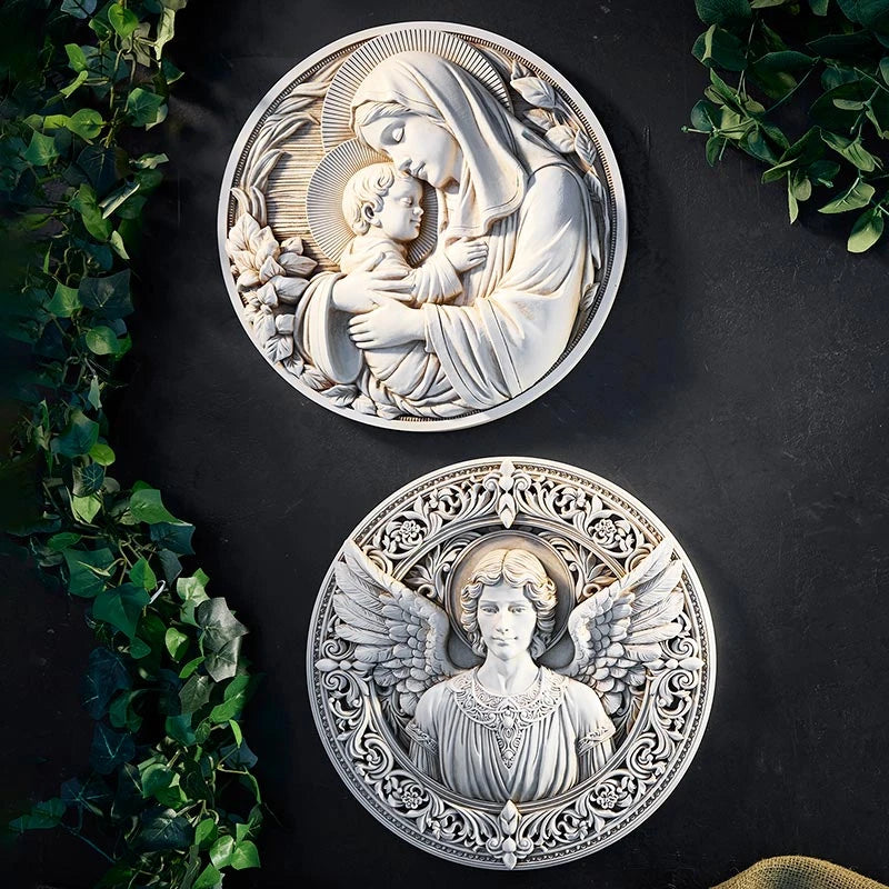Saint Michael Garden Plaque