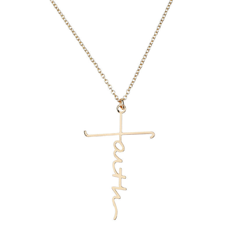 Faith Cross Necklace