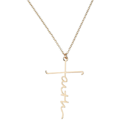 Faith Cross Necklace