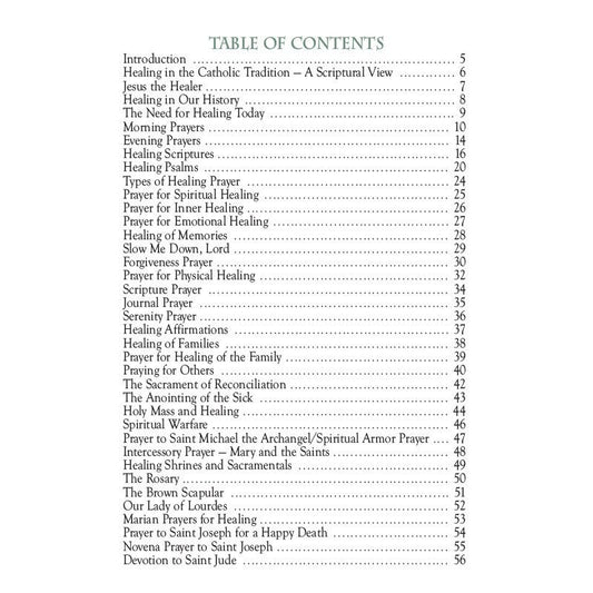 Prayer Book - Healing Prayers