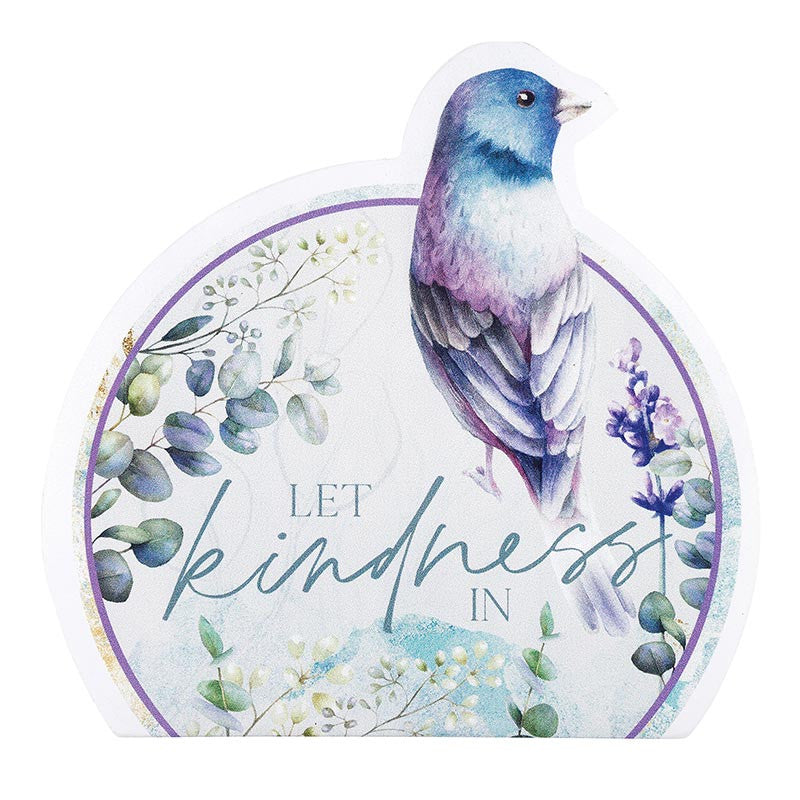 Let Kindness In Collection Shape Sign