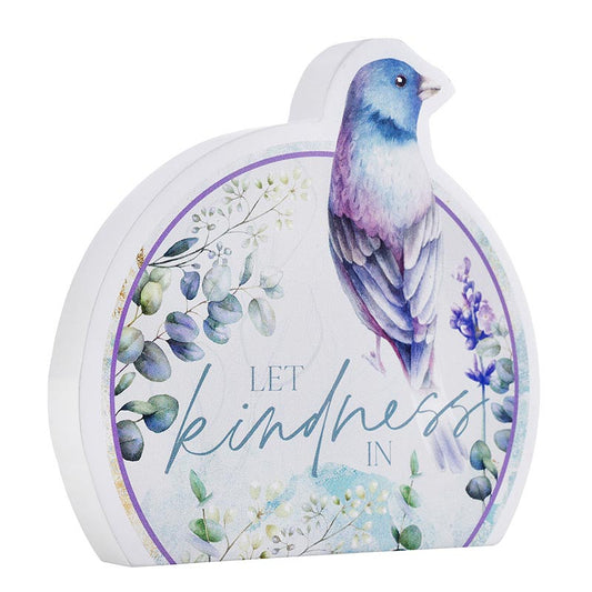 Let Kindness In Collection Shape Sign