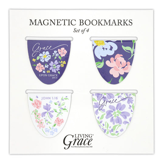 Grace Upon Grace Magnetic Bookmarks (4Asst)