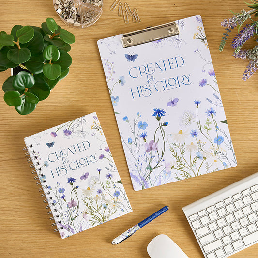 Created For His Glory Spiral Notebook